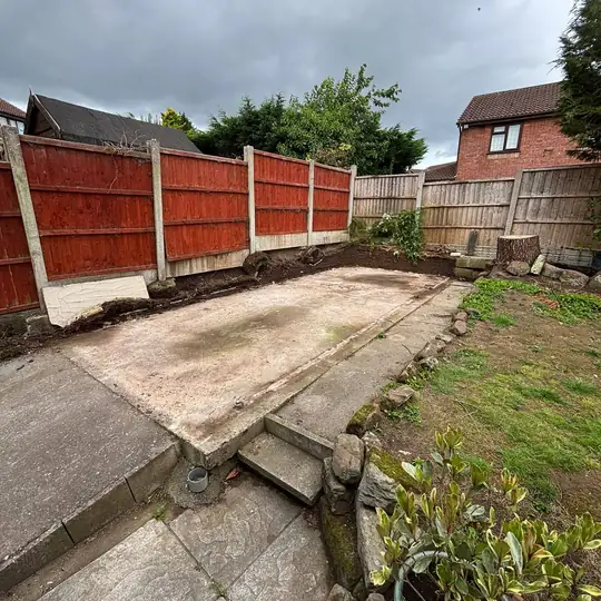 Site cleared after removal